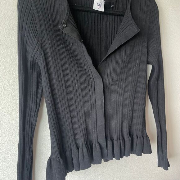 Cabi Ruffle Hem Cardigan - Picture 4 of 5